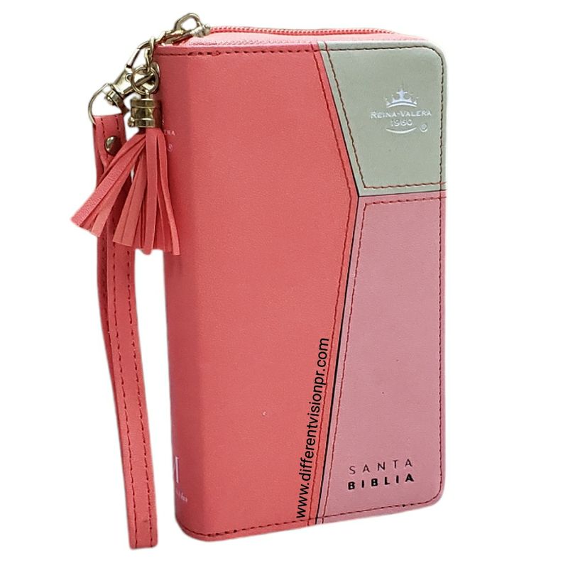 Biblia Chequera para Mujeres RV1960 con índice coral pequeña (Free Shipping) Biblia Chequera para Mujeres RV1960 con índice coral pequeña (Free Shipping)
