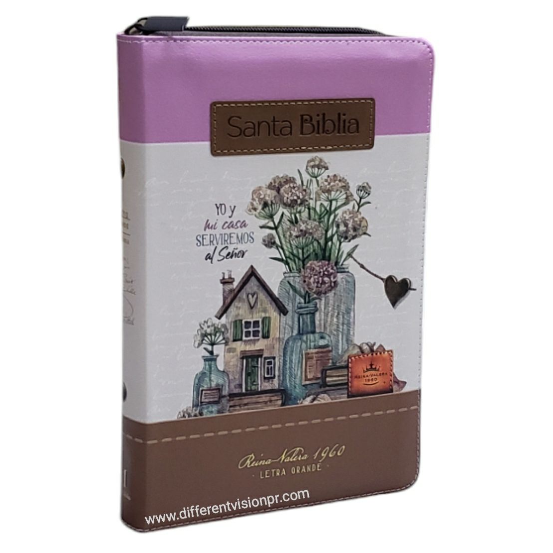 Biblia RVR 60 con índice letra Grande Yo y mi casa (Free Shipping)