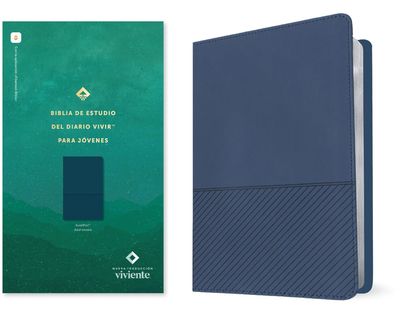 Biblia de estudio del diario vivir para jóvenes NTV  SentiPiel, Blue Navy , (Free Shipping)