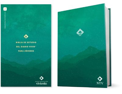 Biblia de estudio del diario vivir para jóvenes NTV  Tapa dura, Verde , (Free Shipping)