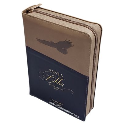 Biblia RV 1960 Letra grande tamaño manual café Águila con índice (Free Shipping)