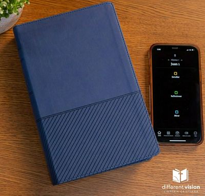 Biblia de estudio del diario vivir para jóvenes NTV  SentiPiel, Blue Navy , (Free Shipping)