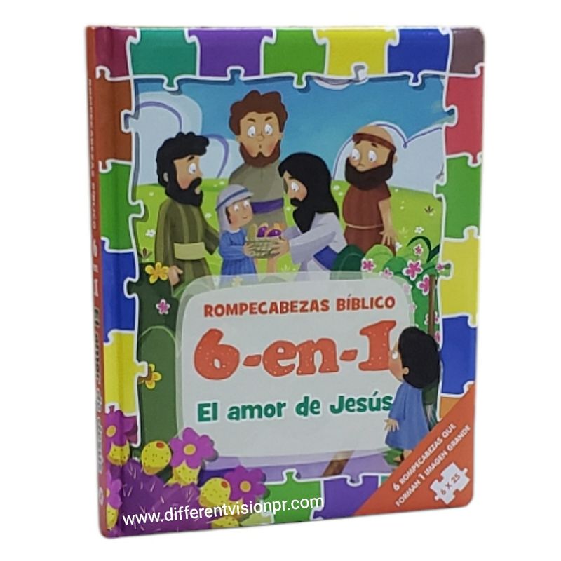 Biblia (6 en 1) de niños Rompecabeza: AMOR DE JESÚS Biblia (6 en 1) de niños Rompecabeza: AMOR DE JESÚS