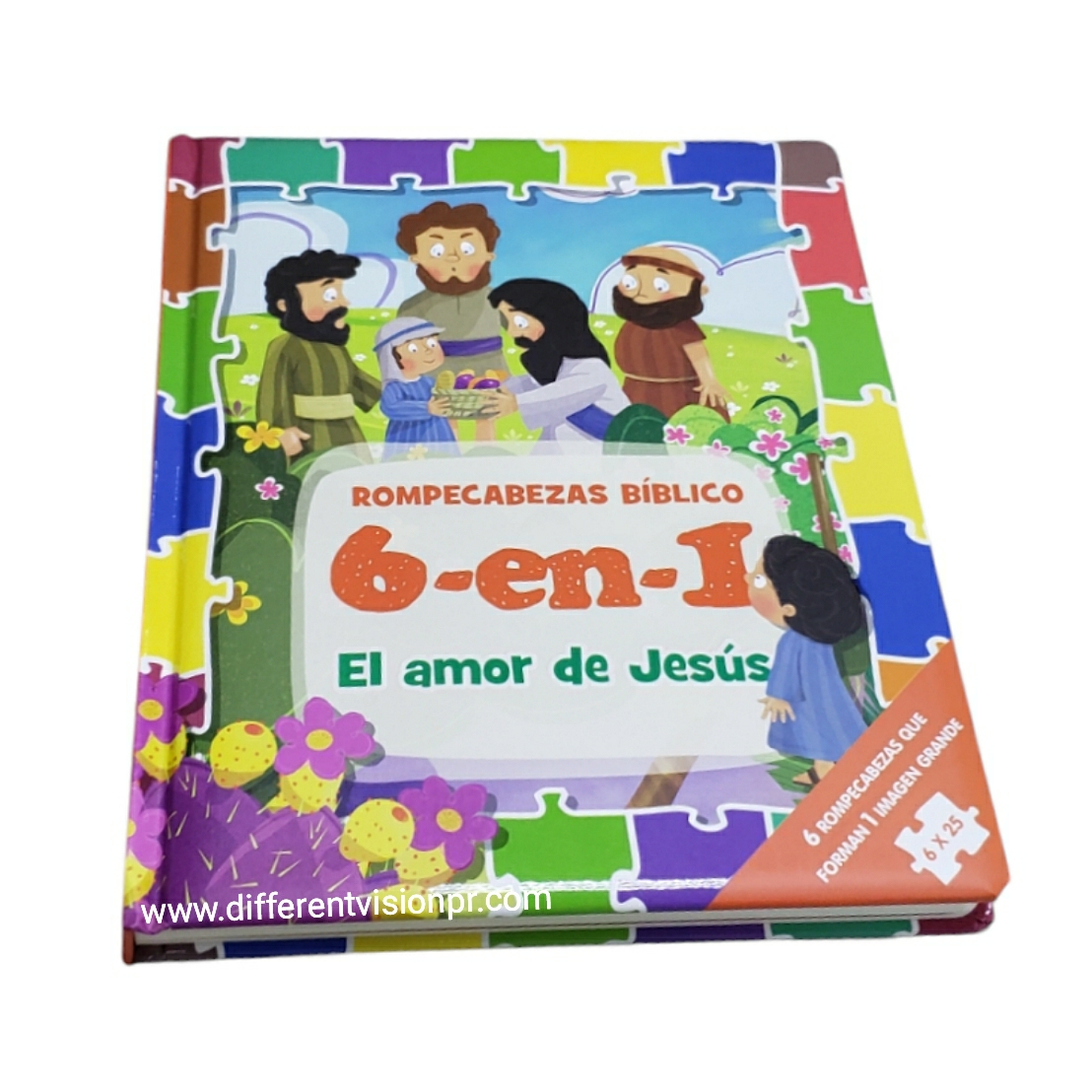 Biblia (6 en 1) de niños Rompecabeza: AMOR DE JESÚS