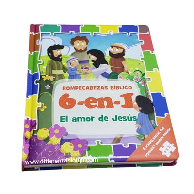  Biblia (6 en 1) de niños Rompecabeza: AMOR DE JESÚS