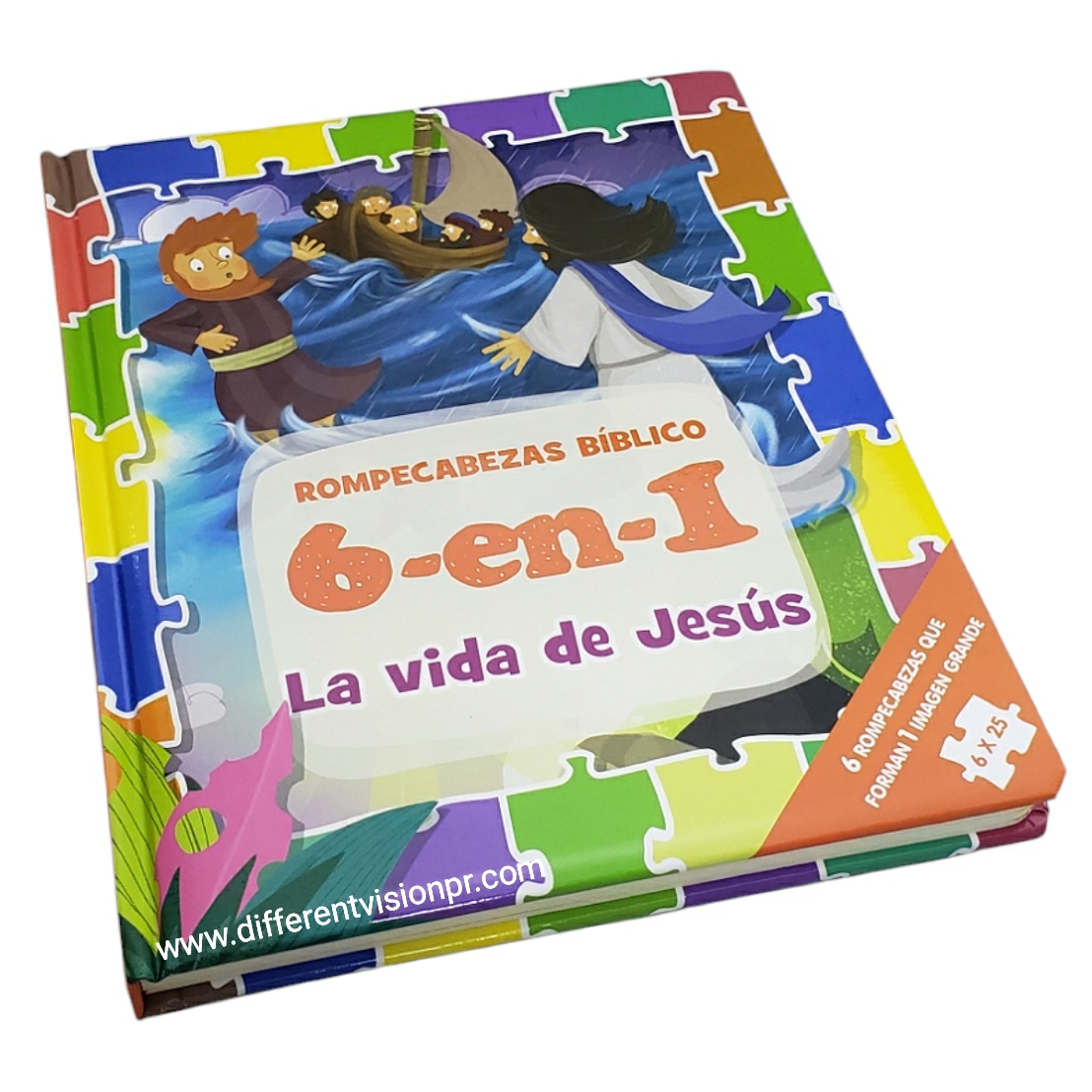 Biblia (6 en 1) de niños Rompecabeza: La Vida de Jesús