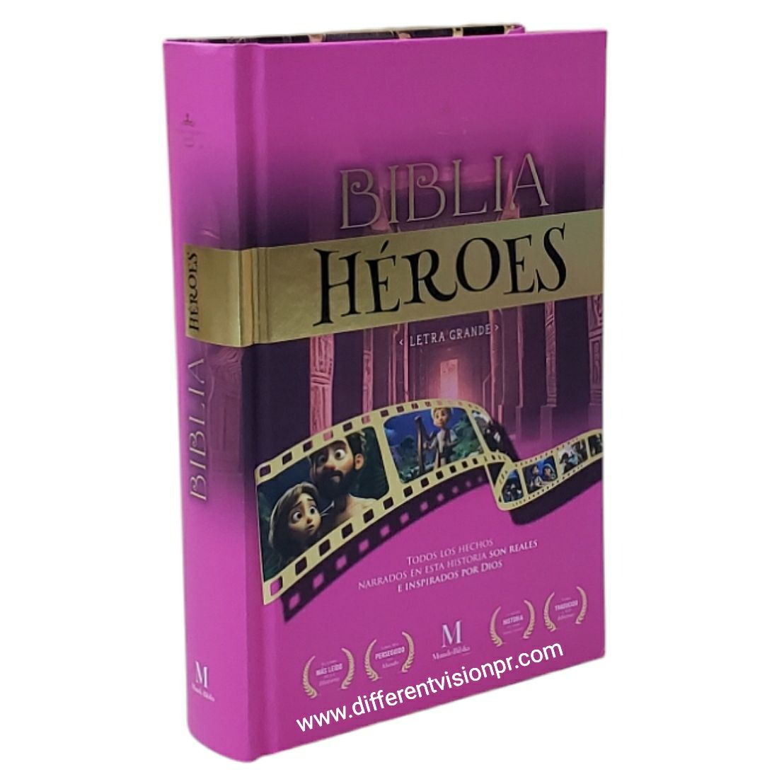 Biblias Héroes Rosa (Free Shipping)