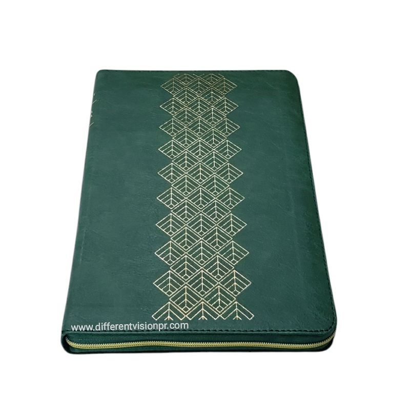 Biblia Ultrafina NTV de zíper, SentiPiel, verde esmeralda  (Free Shipping)