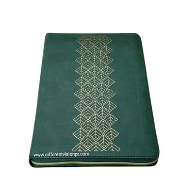 Biblia Ultrafina NTV de zíper, SentiPiel, verde esmeralda (Free Shipping)