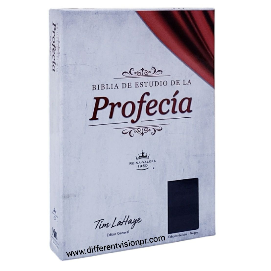 Biblia  de estudio de la profecia Piel Imit. Negra