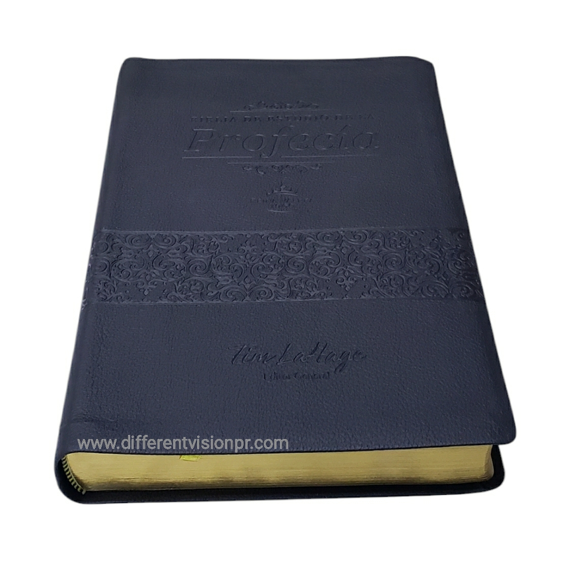 Biblia  de estudio de la profecia Piel Imit. Negra