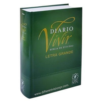 Biblia de estudio del diario vivir NTV, letra grande (Tapa dura,(FREE SHIPPING)