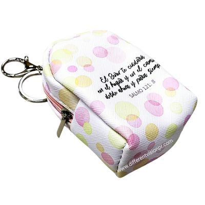 Llavero Mochila/monedero. (El Señor te cuidará)