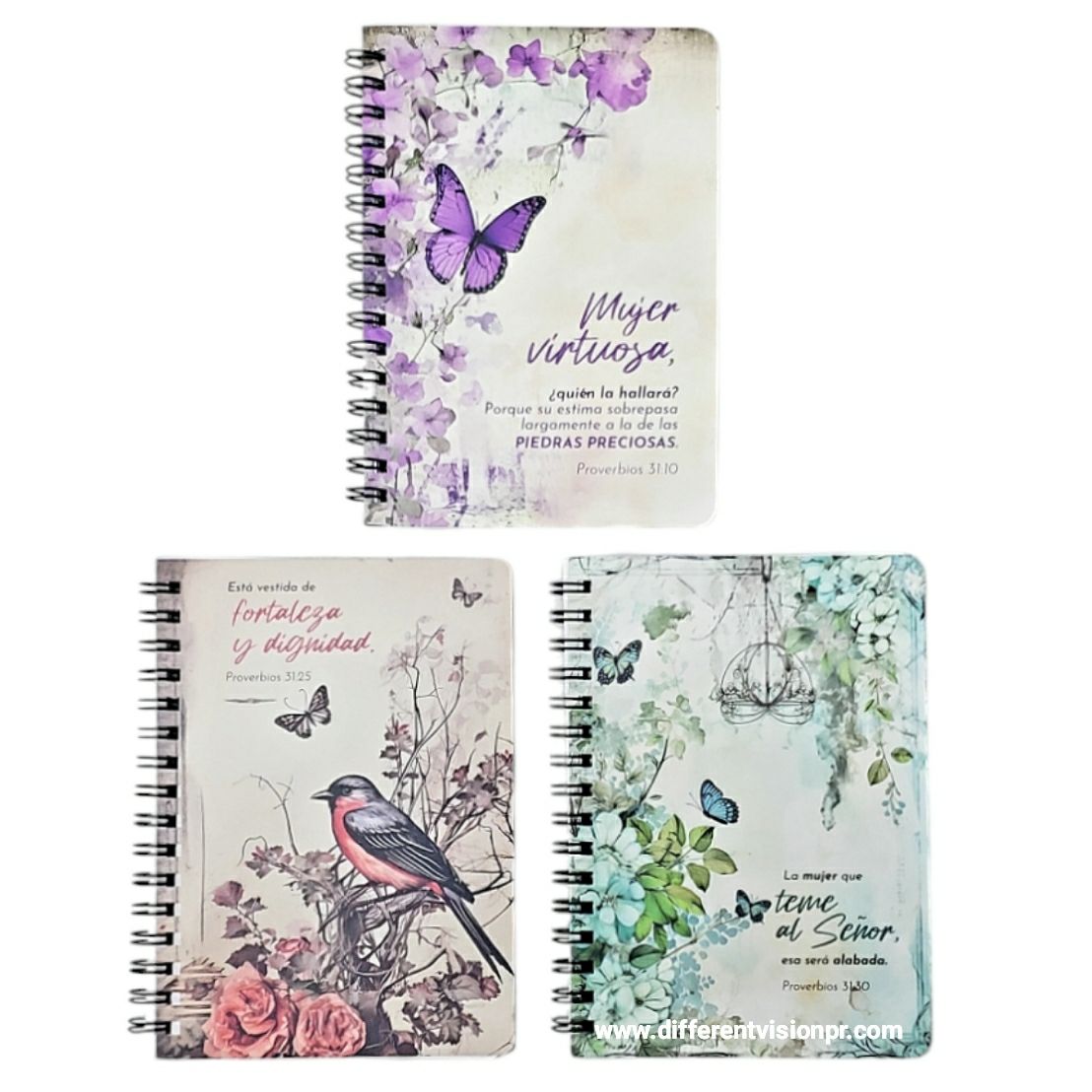 Pack de 3 Libretas Espiral de Bendición (Para la Mujer)