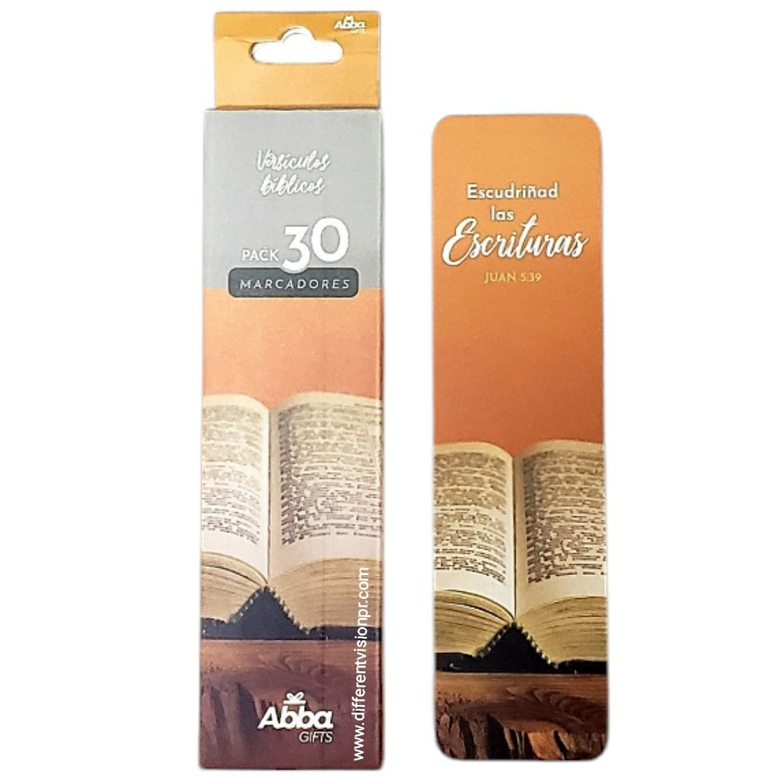 Marcadores de libro en su empaque de 30 (Escudriñad las Escrituras)