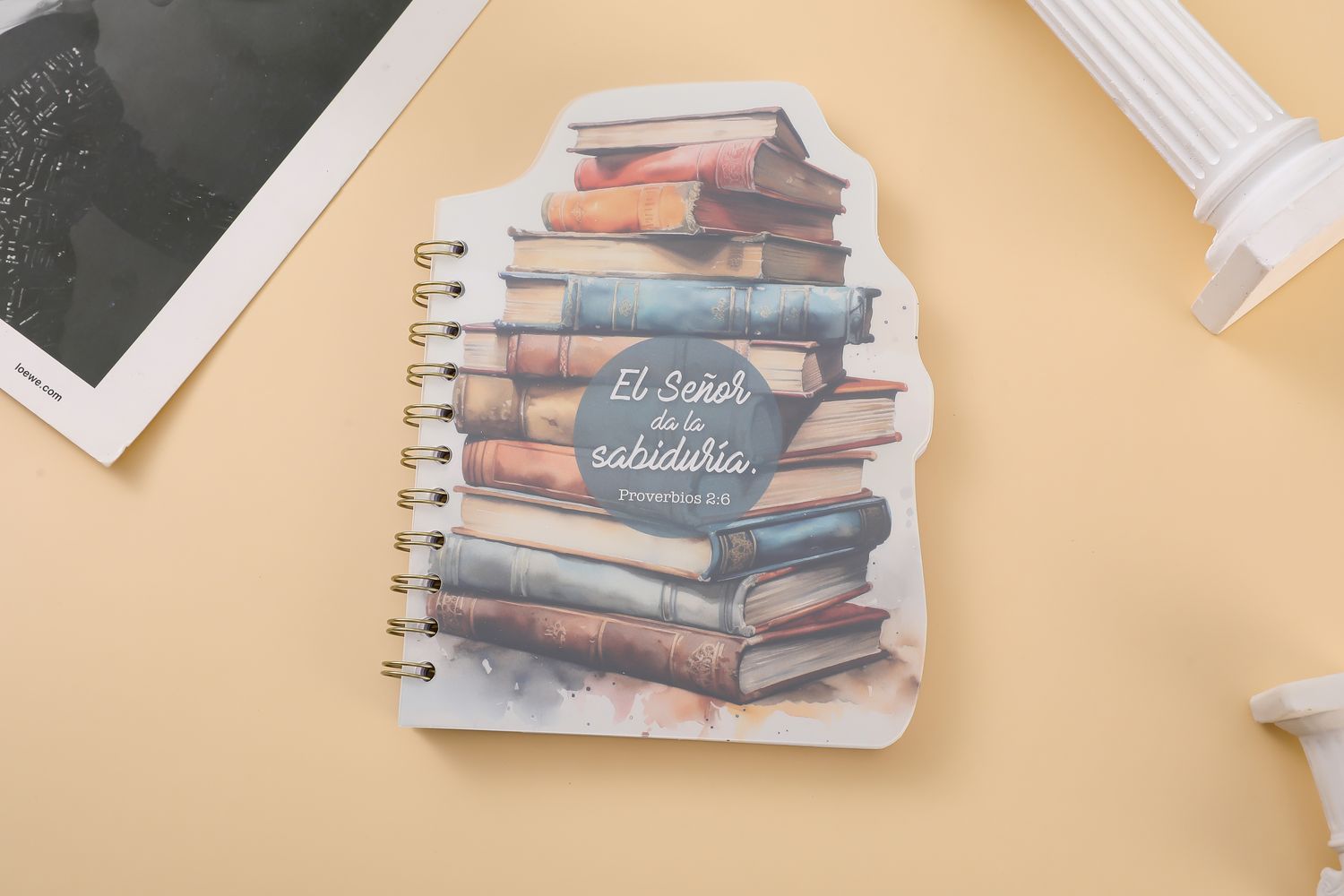 Libreta Troquelada con portada en PP. (El Señor de la Sabiduría)