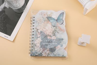Libreta Troquelada con portada en PP. (En el Señor espera mi alma)