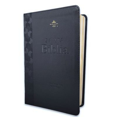Biblia RV60/Tamaño Manual/Letra Gigante 14 puntos/ Imit Piel Negro (Free Shipping)