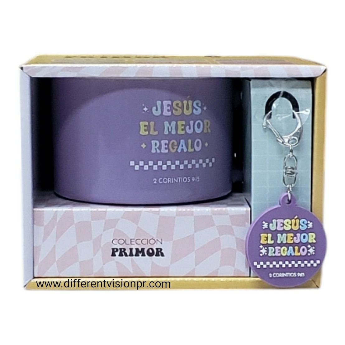 Pack Taza 12 OZ + llavero/Colección Primor - Jesús El Mejor Regalo