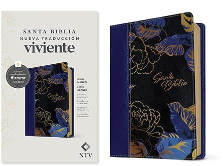 Biblia NTV/Letra Grande/Tamaño manual/SentiPiel Azul Oscuro (Free Shipping) Biblia NTV/Letra Grande/Tamaño manual/SentiPiel Azul Oscuro (Free Shipping)