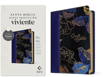 Biblia NTV/Letra Grande/Tamaño manual/SentiPiel Azul Oscuro (Free Shipping) Biblia NTV/Letra Grande/Tamaño manual/SentiPiel Azul Oscuro (Free Shipping)