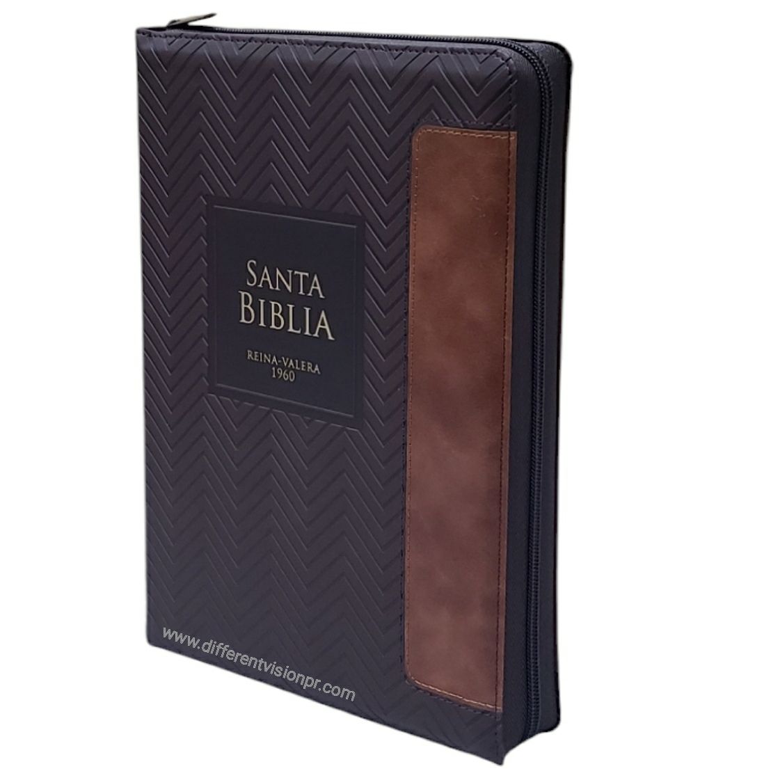 Biblia RV60/Imit piel Café/Con Cierre y Índice/Letra Súper Gigante 19 puntos (Free Shipping)