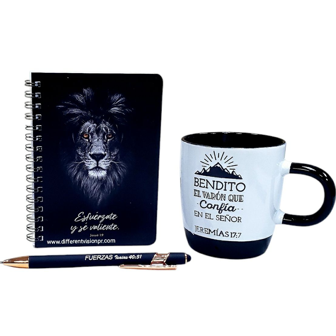 Pack Taza, Bolígrafo y Libreta (Bendito)