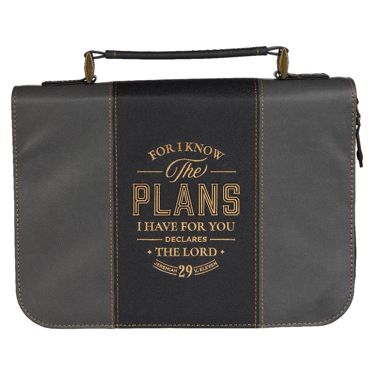 Cover (Large) For I Knoe the Plans (Porque yo se los planes) Jeremias 29:11 Simil piel Negro