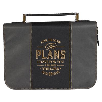 Cover (Large) For I Knoe the Plans (Porque yo se los planes) Jeremias 29:11 Simil piel Negro