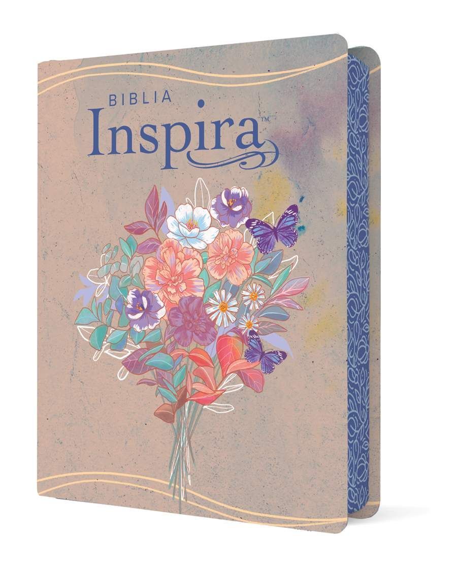 Biblia Inspira NTV con Filament , Rosado Acuarela (Free Shipping)