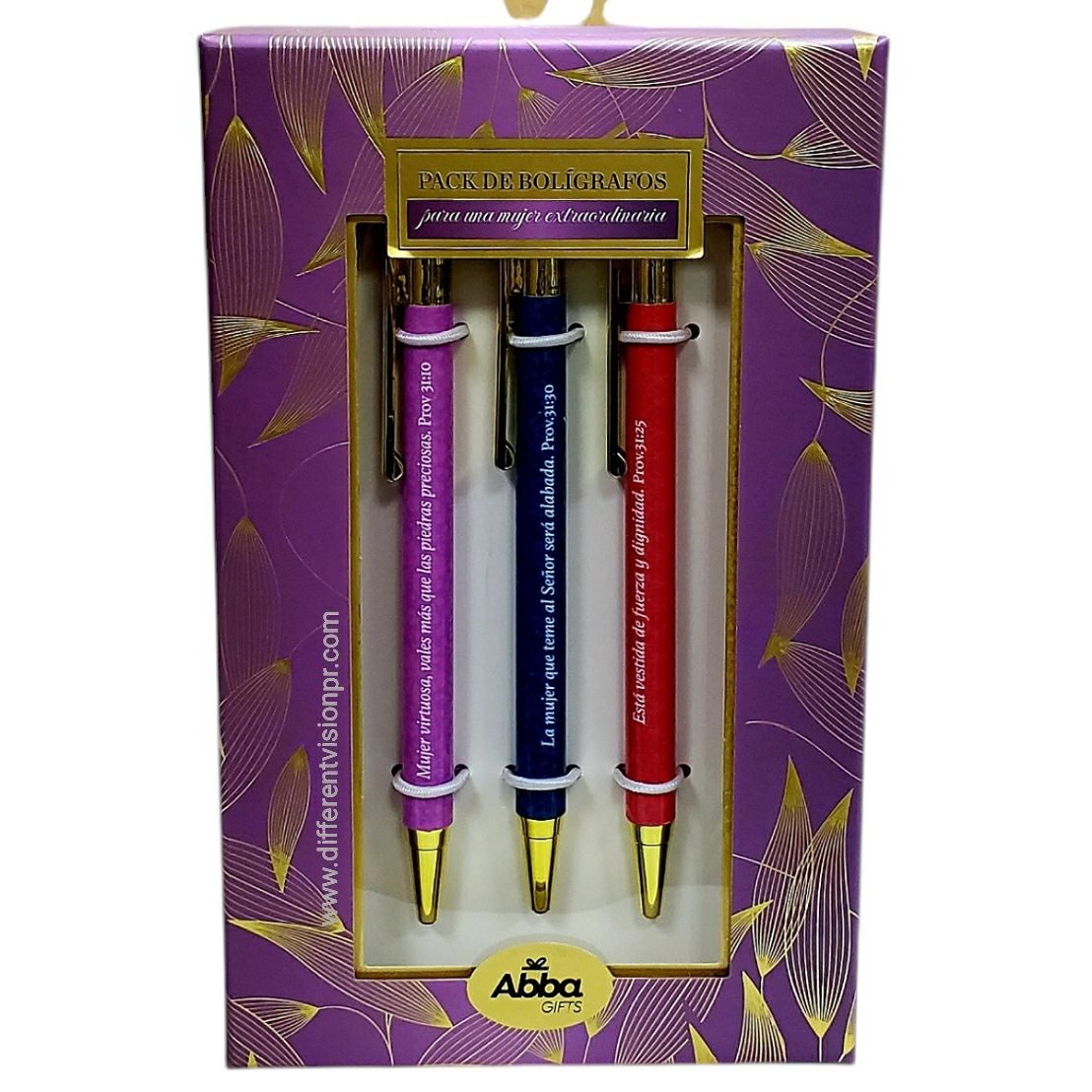 Pack de Bolígrafos para una Mujer Extraordinaria