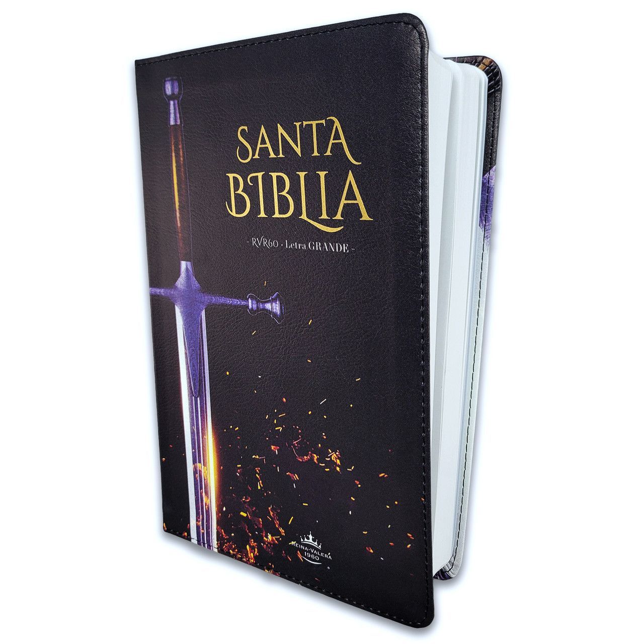 Biblia RVR 1960 Letra Grande Tamaño Manual, Espada (Free Shipping)