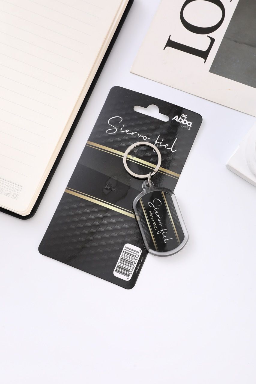 Llavero Acrílico: Siervo fiel (Mateo 25:21)