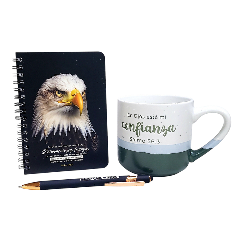 Pack Taza, Libreta y Bolígrafo (Águila) Pack Taza, Libreta y Bolígrafo (Águila)