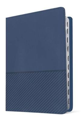 Biblia de estudio del diario vivir para jóvenes NTV (ImitPiel, Azul oscuro, Índice) (Free Shipping)