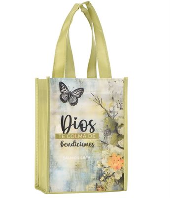 Funda de regalo reusable Pequeña: Dios te colma de bendiciones Funda de regalo reusable Pequeña: Dios te colma de bendiciones