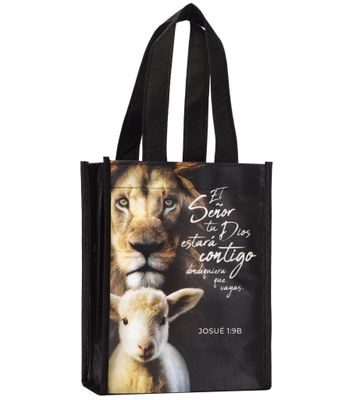 Funda de regalo reusable Pequeña: El Señor tu Dios estará contigo - Josué 1:9