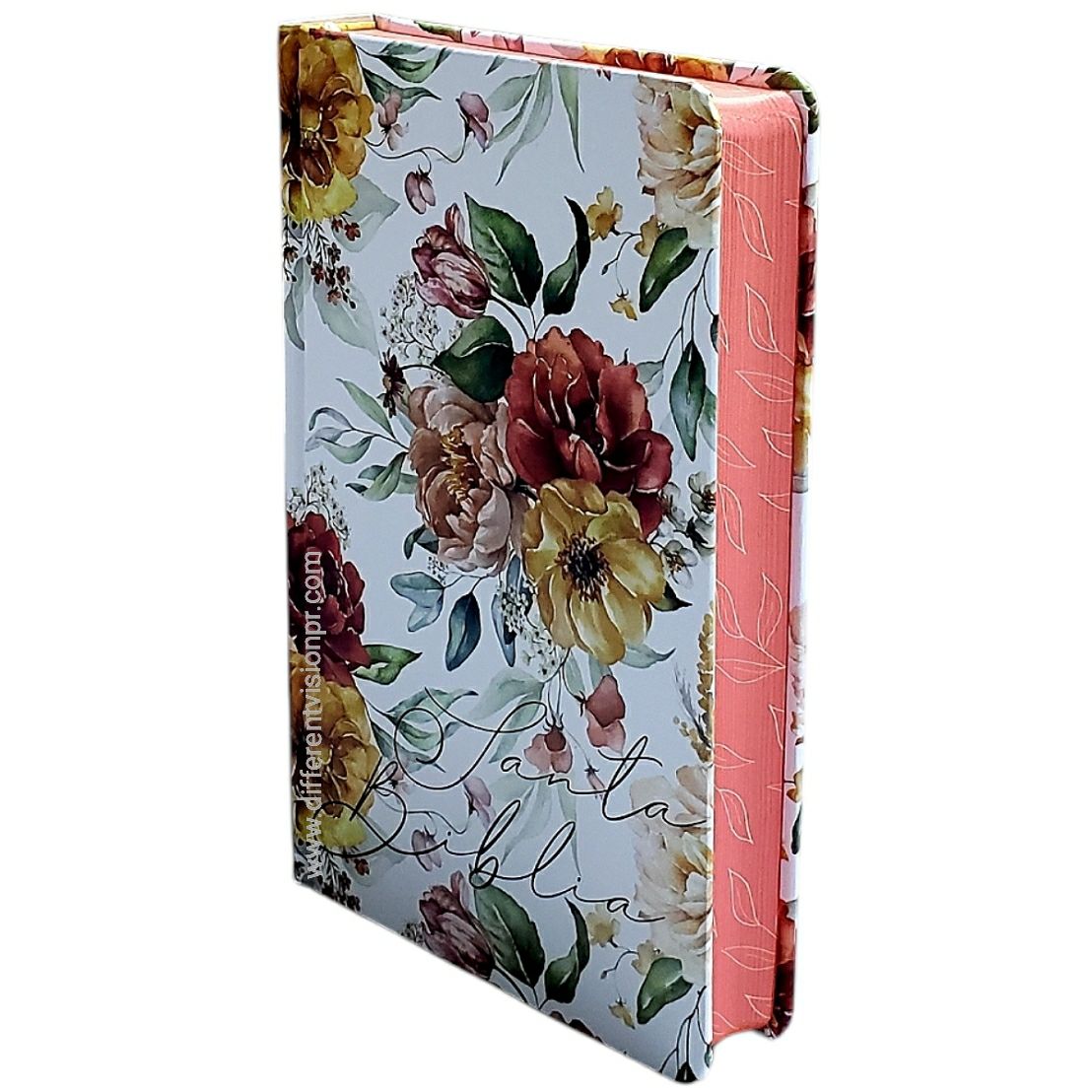 Biblia RVR 1960 Tamaño Manual, Tapa dura, Floral (Free Shipping)