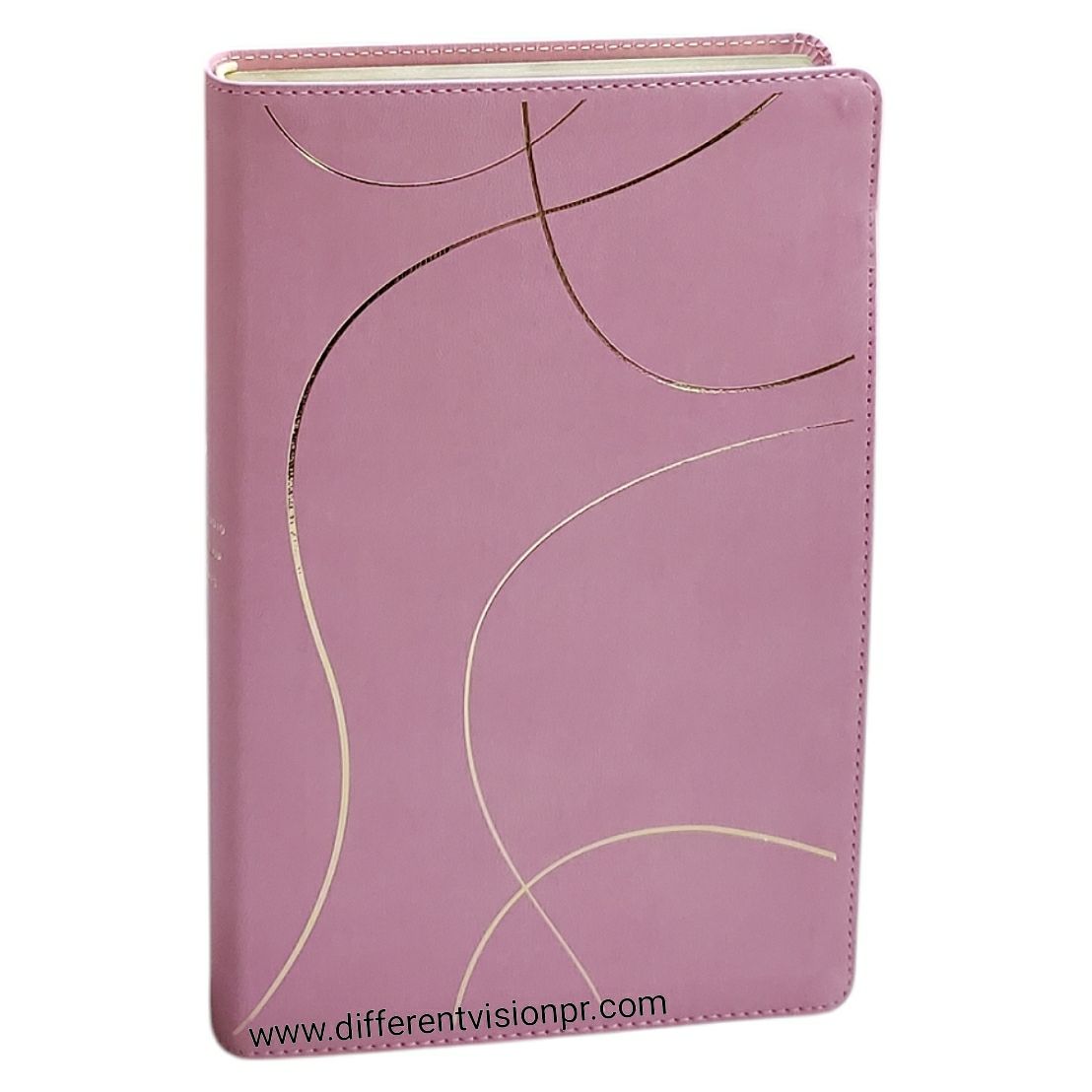 Biblia de estudio del diario vivir para jóvenes NTV (ImitPiel, Rosa pastel, Índice) (Free Shipping)