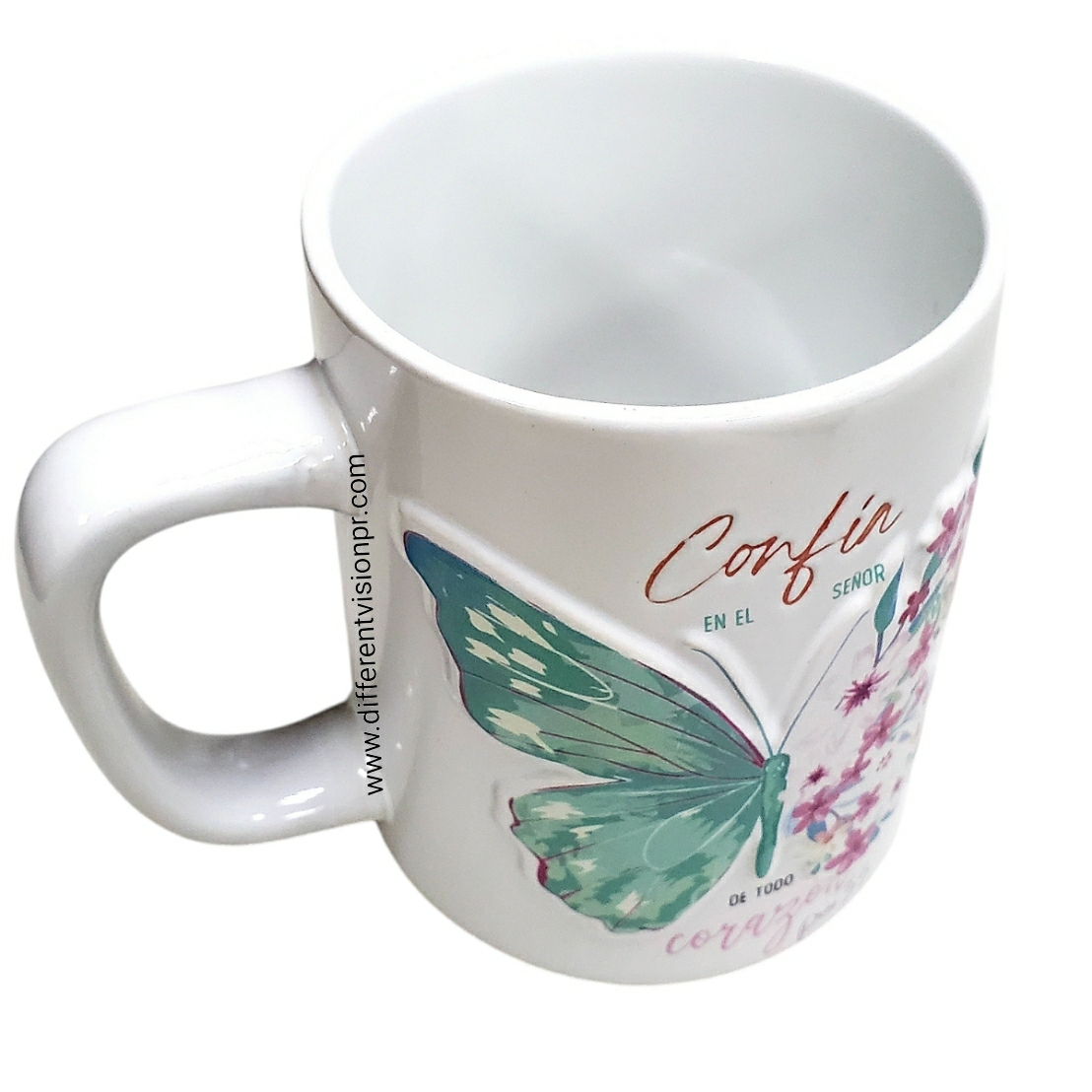 Taza colección Prominencia - Confía (Diseño al relieve)