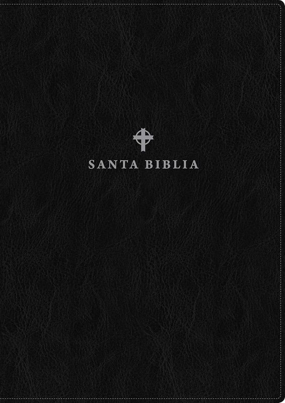 Santa Biblia NTV, Edición de referencia ultrafina, letra grande (SentiPiel, Negro, Índice)  (FreeShipping)