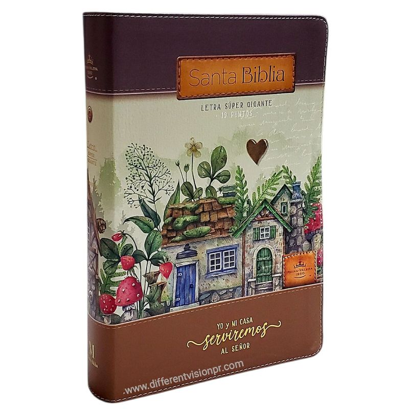 Biblia RVR60 Letra Súper Gigante/Simil Piel, Yo y mi casa (Freeshipping)