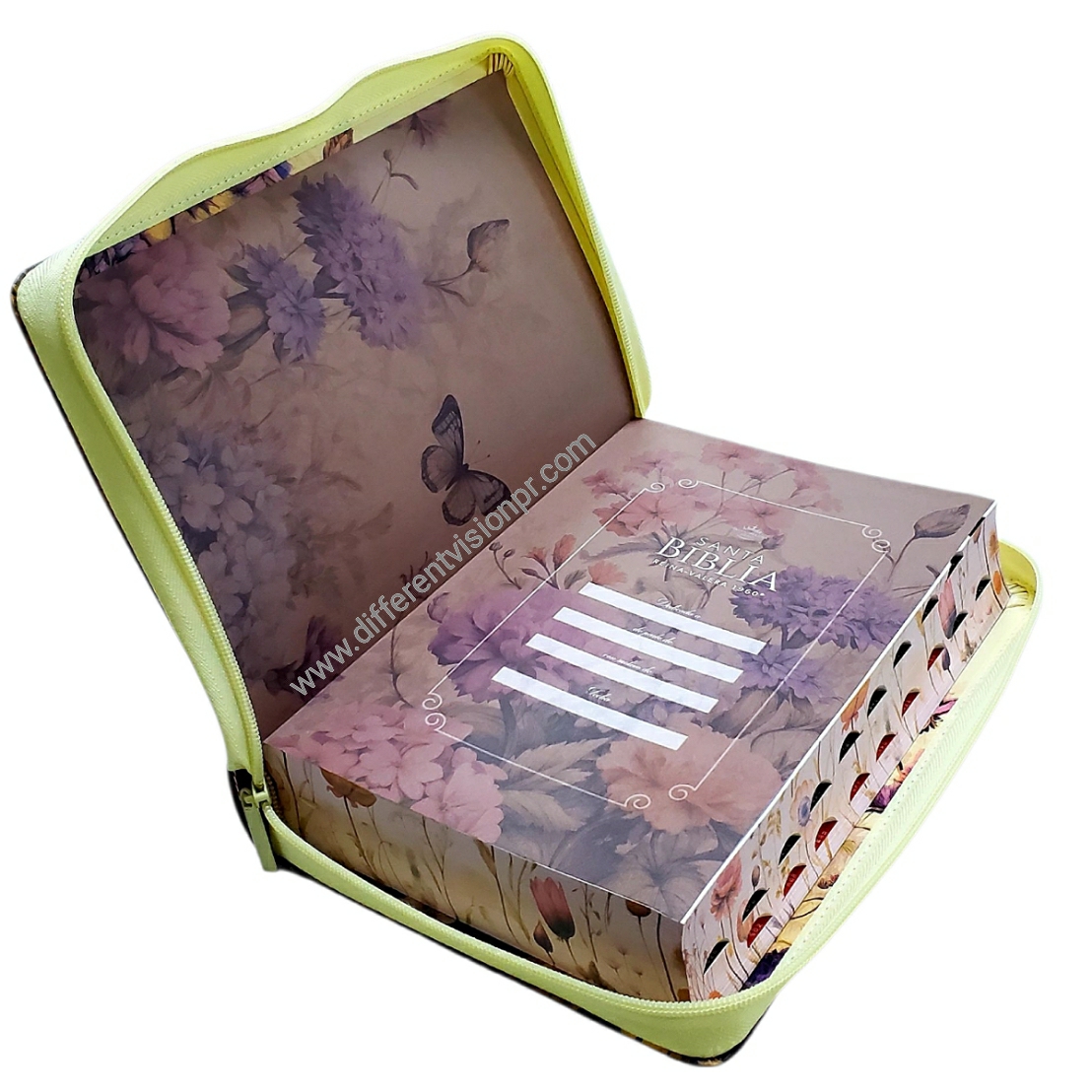 Biblia RVR60 Letra Súper Gigante/Simil Piel, Jardín Vintage (Free Shipping)