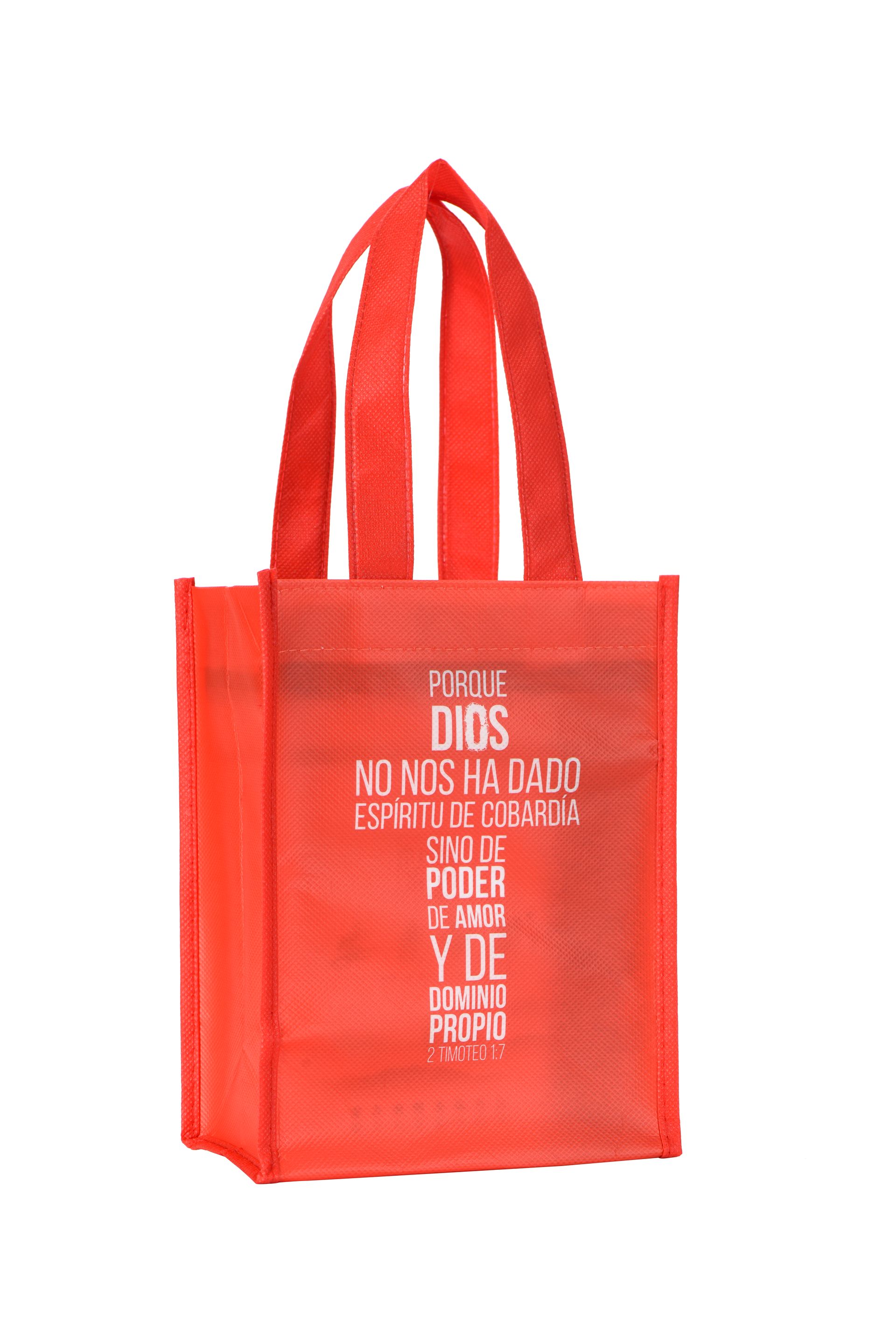 Funda de regalo reusable pequeña: Dios nos ha dado (2 Timoteo 1:7)