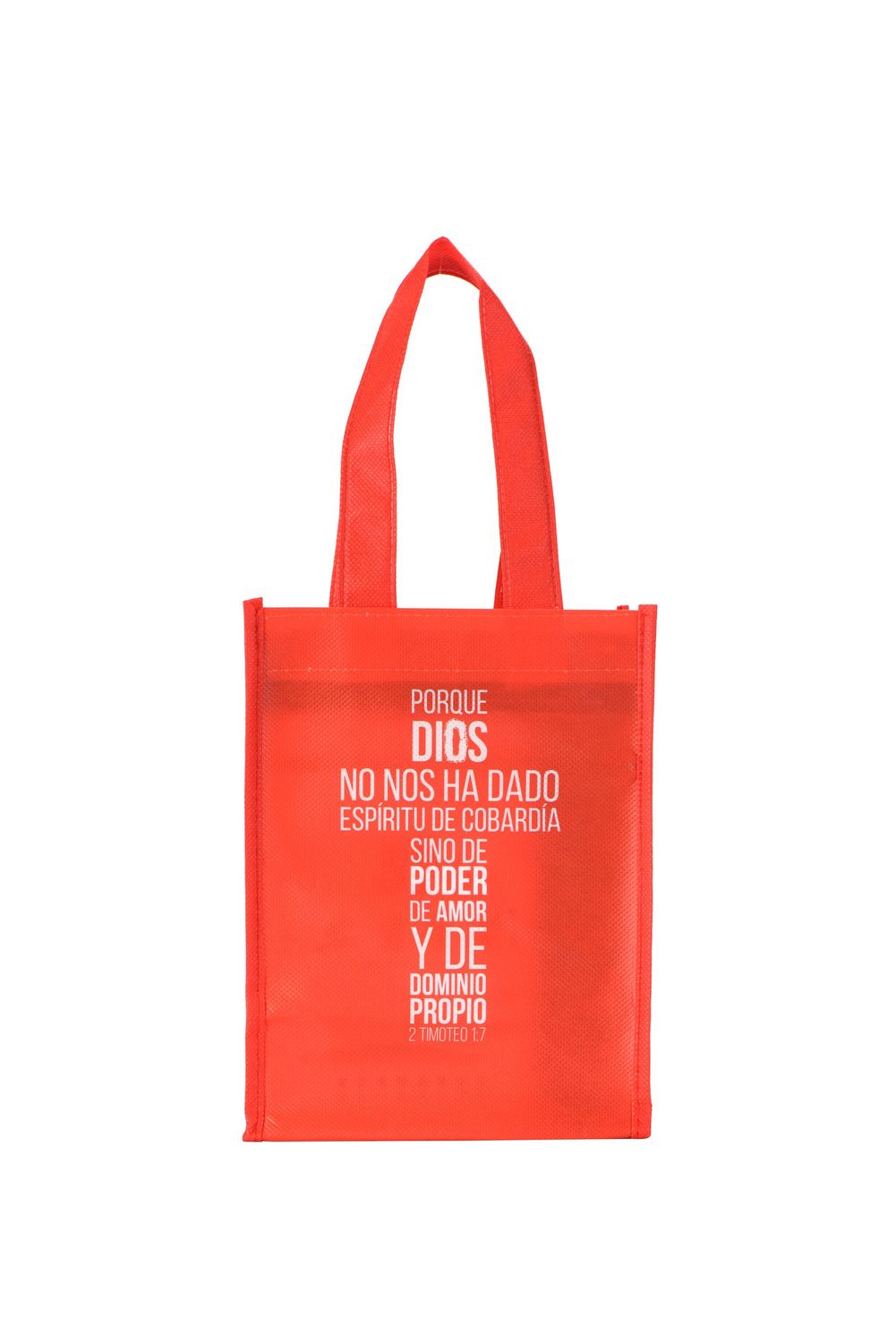 Funda de regalo reusable pequeña: Dios nos ha dado (2 Timoteo 1:7)