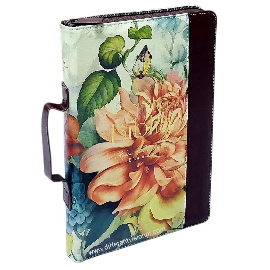 Biblia RVR60, con Cover, letra Grande, Manual y Índice,  (Free shipping)