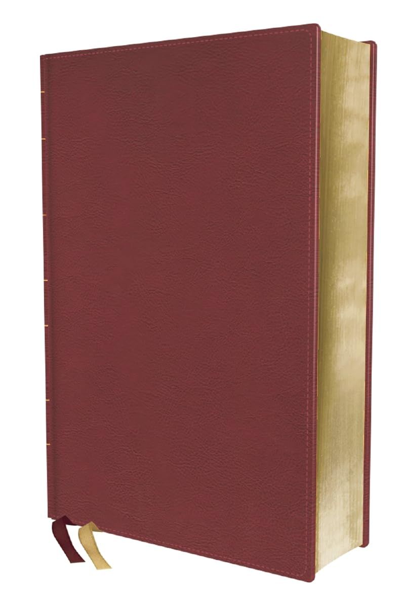 Biblia RVR de estudio trasfondo cultural Leathersoft, Rojo vino(Free Shipping)