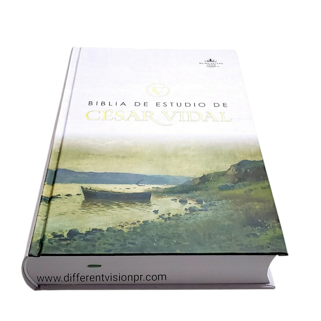 Biblia de estudio de César Vidal, tapa dura, RVR 1960 (Free Shipping)