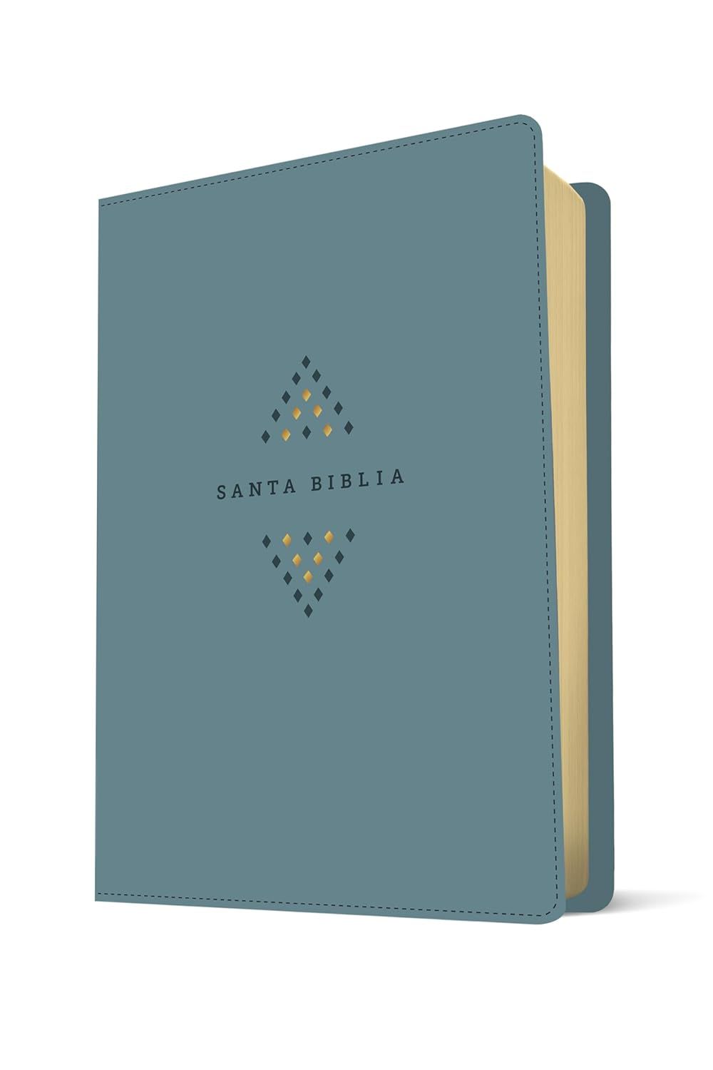 Biblia ultrafina NTV, letra grande con Filament SentiPiel Azul (Free Shipping)