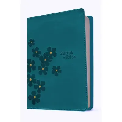 Biblia NTV compacta, letra gigante con Filament, Sentipiel Turquesa (Free Shipping)
